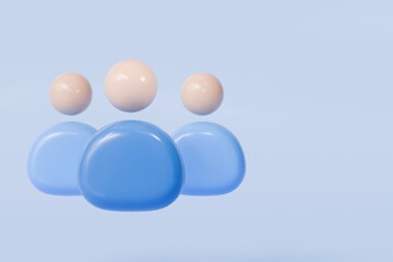 3D Profile personal online account icon. Teamwork. Username password, Profile name, Secure login web security, Technology, Protection, Safety verification. authentications approve concept .3d render.