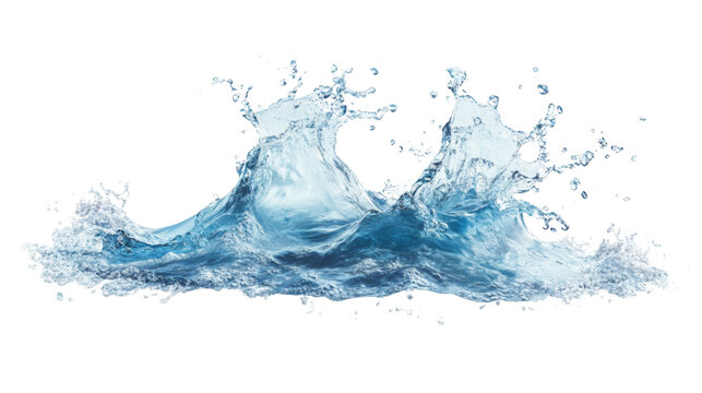 Sea wave transparent background