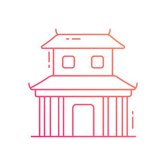 Temple vector icon