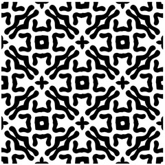 White background with black pattern. Seamless texture for fashion, textile design,  on wall paper, wrapping paper, fabrics and home decor. Simple repeat pattern.
