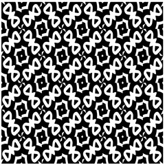 White background with black pattern. Seamless texture for fashion, textile design,  on wall paper, wrapping paper, fabrics and home decor. Simple repeat pattern.
