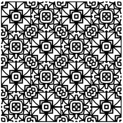 White background with black pattern. Seamless texture for fashion, textile design,  on wall paper, wrapping paper, fabrics and home decor. Simple repeat pattern.
