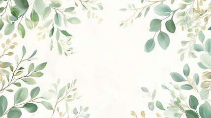Elegant watercolor floral set with gold accents, perfect for wedding stationery and nature-inspired designs.
