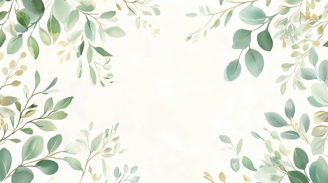 Elegant watercolor floral set with gold accents, perfect for wedding stationery and nature-inspired designs.