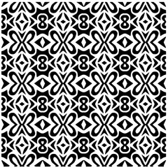 White background with black pattern. Seamless texture for fashion, textile design,  on wall paper, wrapping paper, fabrics and home decor. Simple repeat pattern.