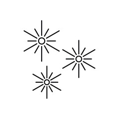 Fireworks vector icon