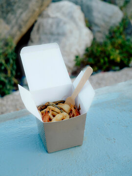 Tasty seafood Frito misto treat