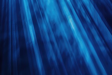 A blurred photo of a blue curtain