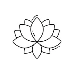 Lotus vector icon