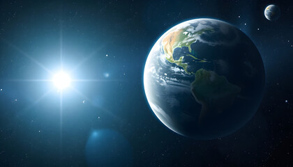 Obraz premium fantasy space background, science fiction planet exploration 3d illustration isolated with white highlights, png