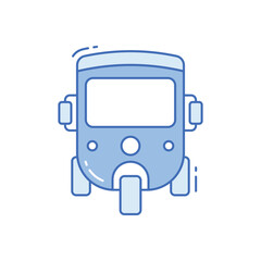 Tuk tuk vector icon