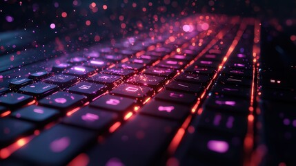  Gaming AI keyboard with programmable macros, adaptive lighting for immersive gameplay, and a dedicated AI key for voice commands and in-game tips.