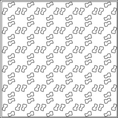 Abstract shapes.Patterns from lines.White wallpaper. Vector graphics for design, textile, decoration, cover, wallpaper, web background, wrapping paper, fabric, packaging. Repeating pattern.