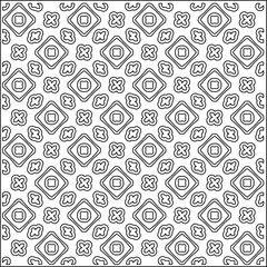 Abstract shapes.Patterns from lines.White wallpaper. Vector graphics for design, textile, decoration, cover, wallpaper, web background, wrapping paper, fabric, packaging. Repeating pattern.