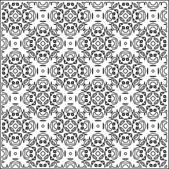 Abstract shapes.Patterns from lines.White wallpaper. Vector graphics for design, textile, decoration, cover, wallpaper, web background, wrapping paper, fabric, packaging. Repeating pattern.