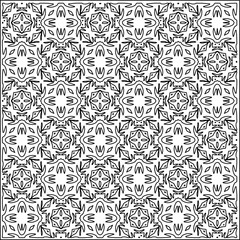 Abstract shapes.Patterns from lines.White wallpaper. Vector graphics for design, textile, decoration, cover, wallpaper, web background, wrapping paper, fabric, packaging. Repeating pattern.