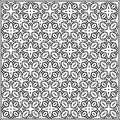 Fototapeta premium Abstract shapes.Patterns from lines.White wallpaper. Vector graphics for design, textile, decoration, cover, wallpaper, web background, wrapping paper, fabric, packaging. Repeating pattern.