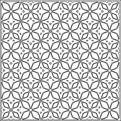 Abstract shapes.Patterns from lines.White wallpaper. Vector graphics for design, textile, decoration, cover, wallpaper, web background, wrapping paper, fabric, packaging. Repeating pattern.