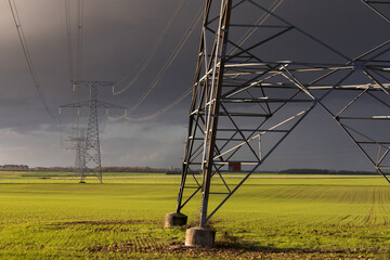 pylônes électriques