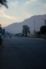 Green Nile Valley in Luxor. Egypt.