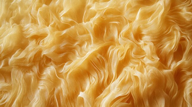 A close-up of uncooked dry pasta arranged in a textured, repeating pattern.

