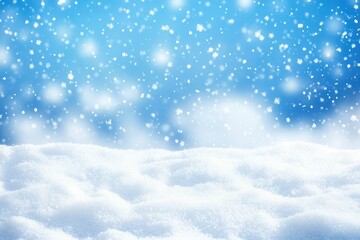 Naklejka premium Snowflakes falling on black, isolated, heavy, with a flying rain overlay effect for composition