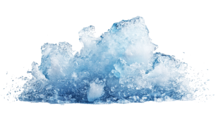Ice transparent background