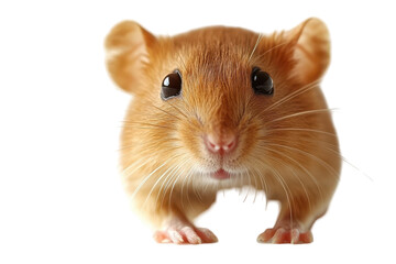 Rat face on a white background