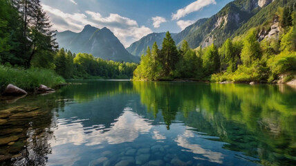 Fototapeta premium natural scenery wallpaper background