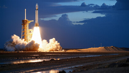 rocket to space