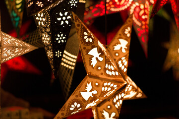 ドイツのクリスマスマーケット風景