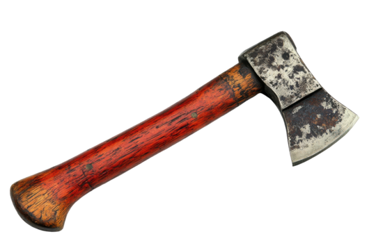 Woodcutter's axe on a white background