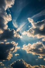 The sky looks very beautiful during the day 