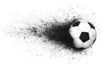 soccer ball in the shape of a heart