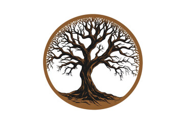 A tree in which roots are part of its deepest essence