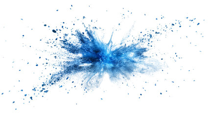 Electric spark burst transparent background