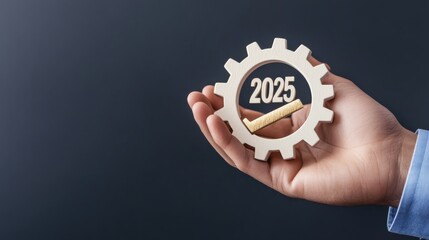 Conceptual Design for Success 2025 with Golden Checkmark