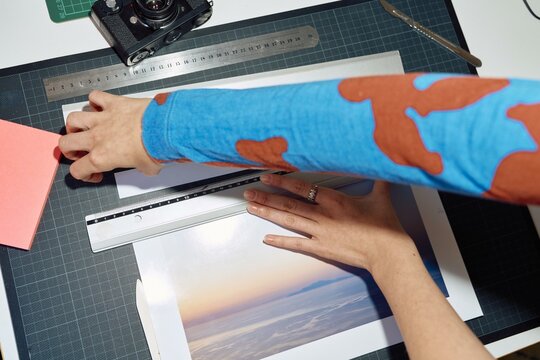 Crafting creativity with tools and vibrant colors