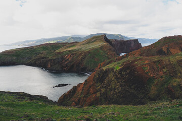view from the mountain of Madeira