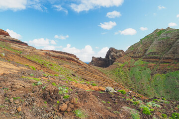 landscape with sky and clouds