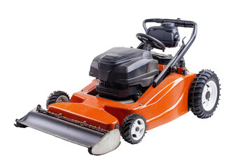 High-quality zero-turn lawn mower with powerful features, on a white background