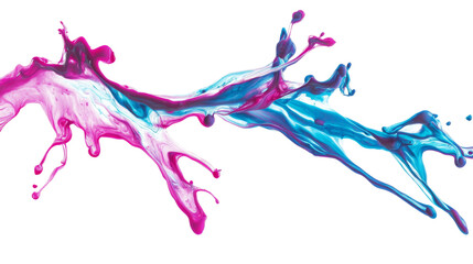 Explosion of colors transparent background