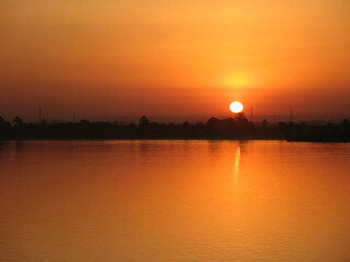 Fototapeta premium This Edfu sunrise photo was taken by Arya!!