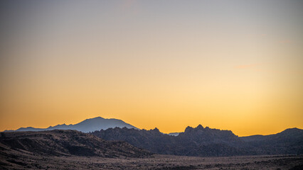 Evening Glow: Sunset at Joshua Tree National Park