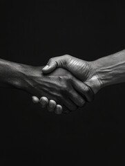 Human Interaction - Black and White