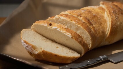 Fototapeta premium bread and butter