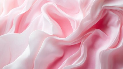 Obraz premium Vivid Pink Swirled Textile Fabric
