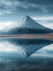 Serene Mountain Reflection