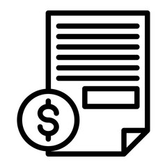 Financial Document Icon