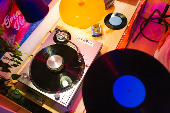 Overhead Vinyl Turntable